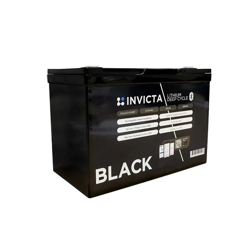 Invicta Black 100Ah (Bluetooth + app)