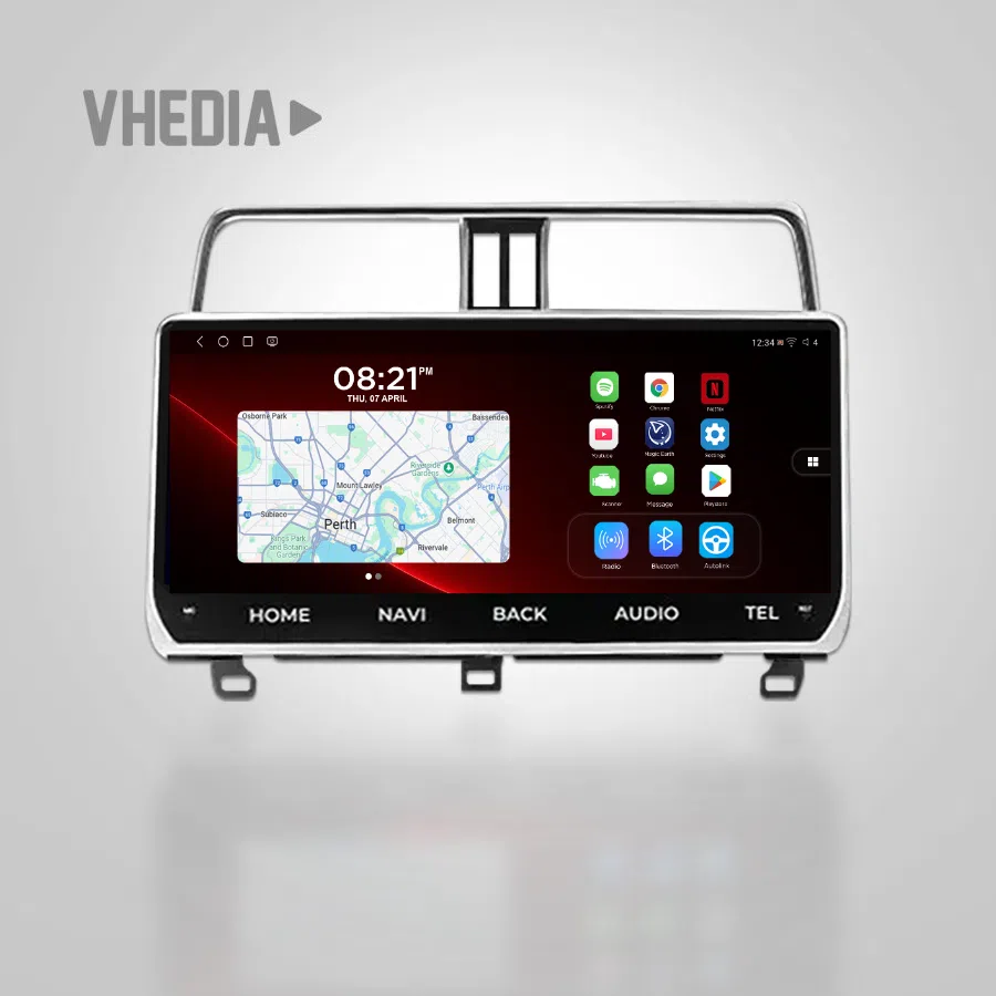 Vhedia Head Unit for Toyota Prado VX 2016-2024 – 12.3″